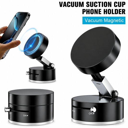 360° Magnetic Car Phone Holder | Strong Suction Dashboard Mount For All Smartphones