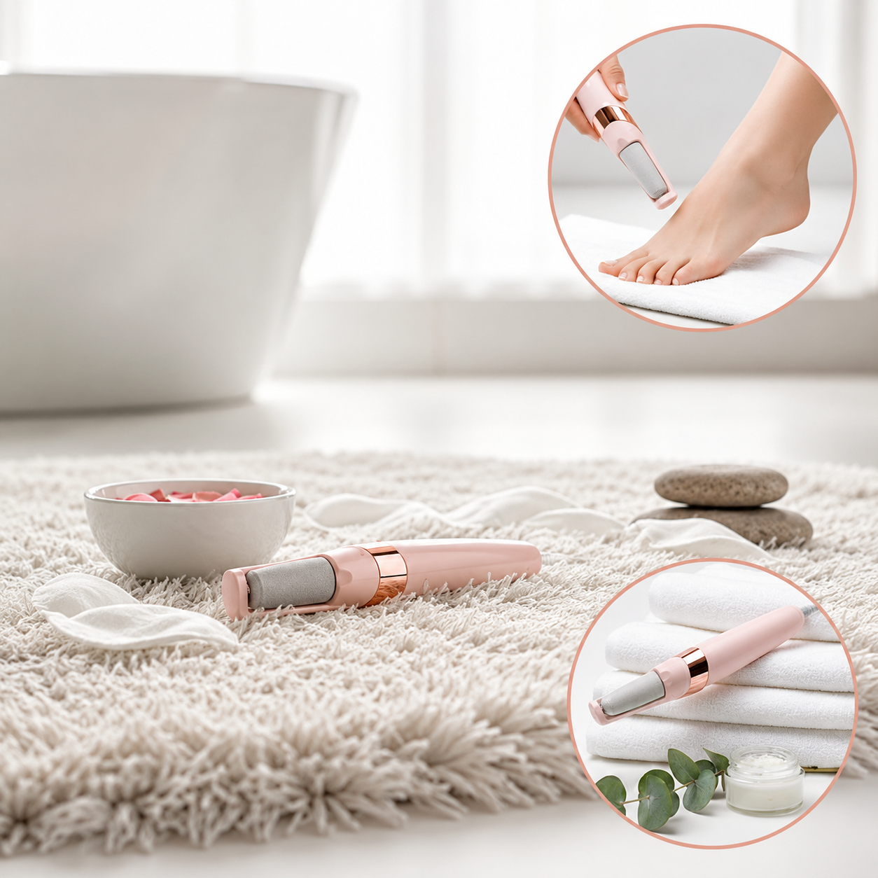 Rechargeable Electric Pedi Foot Filer | Callus Remover For Cracked Heels & Dead Skin