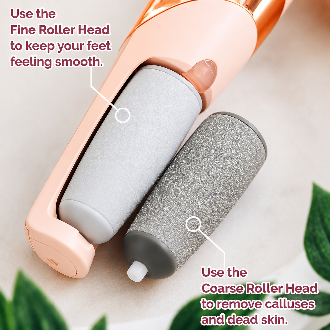 Rechargeable Electric Pedi Foot Filer | Callus Remover For Cracked Heels & Dead Skin
