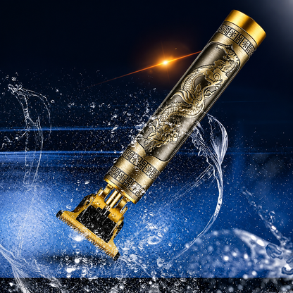 Vintage T9 Metal Body Hair & Beard Trimmer | USB Rechargeable Professional Hair Clipper For Men