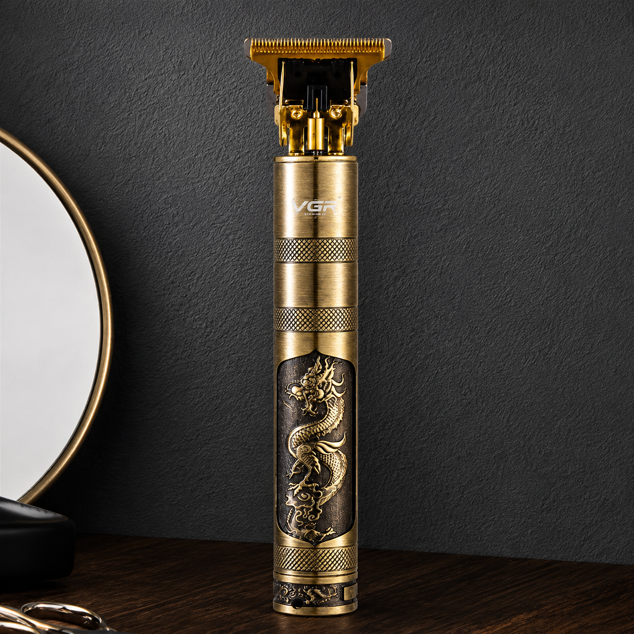 Vintage T9 Metal Body Hair & Beard Trimmer | USB Rechargeable Professional Hair Clipper For Men