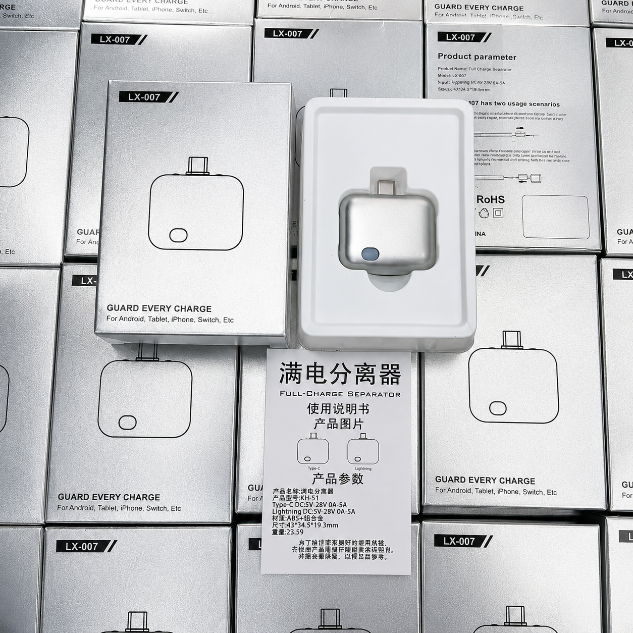 LX-007 Smart Battery Protection Auto Disconnect Type-C